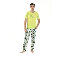 Yeni Inci Kısa Kol Erkek Pijama Takım Epj795