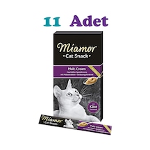 Miamor Cat Snack Malt Cream Peynirli Kedi Ödülü 11'li 6 x 15 G