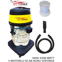Ottomax Otx-55-3-wdm 4200 Watt 3 Motorlu Islak Kuru Sanayi Tipi