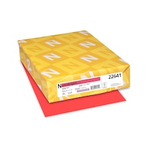Astrobrights Neenah Parlak Renkli Kağıt, Mektup Boyutunda Kağıt, 10,9 Kg, Fsc Sertifikalı, Roket Kırmızısı, Genel