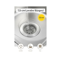 7.5 Cm Lavabo Süzgeci Paslanmaz Çelik - Tel Süzgeç Paslanmaz Çelik 1 Cn Evet Elde Yıkanmalıdır. Pasl Diğer