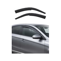 Renault Kangoo I 1997-2008 Uyumlu Araca Özel Sport Style Akrilik Cam Rüzgarlığı Koyu Duman 2 Parça