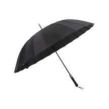 Marlux Siyah 24 Fiber Tel Hakiki Deri Saplı Ultra Premium Protokol Şemsiye Mar-1031 709894 Siyah