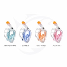 Cressi Baron Çocuk Tam Yüz Maske Clear-aquamarıne