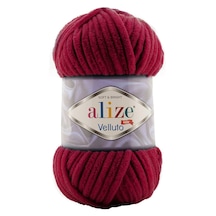 Alize Velluto 107 Vişne Kadife El Örgü İpi