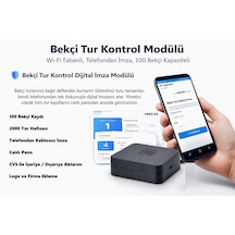 Bekçi Tur Kontrol Modülü Wi-fi Tabanlı - Telefondan İmza - 100 Bekçi Kapasiteli