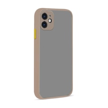 Apple Uyumlu  iPhone 12 Kılıf Montreal Silikon Kapak Pembe