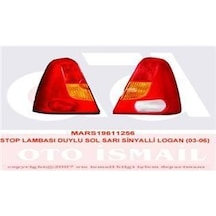 MARS 611256 STOP LAMBASI SOL LOGAN 03-07 DUYLU SARI SINYALLI