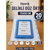 Steril Delikli Düz Örtü 75 50cm 20'li