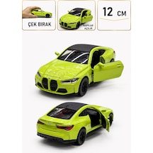 1:36 Ölçek Bmw M4 Metal Model Araba - Yeşil