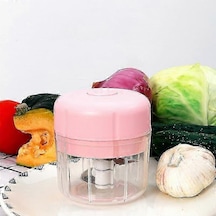 Kablosuz Elektrikli Mini Sarımsak Doğrayıcı, Taşınabilir Gıda Ble Çok Renkli