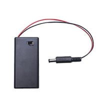 9V Pil Yuvası Kutulu ve Anahtarlı