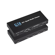 Gplus 4KQM401 4K 2160P Multi Switch NVR DVR 4x1 Quad Multi Viewer
