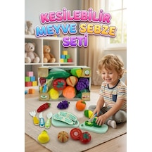 Kesilebilir Üzümlü Meyve Ve Sebze Setim 22 Parçalı Kesilebilir Ve Cırt-cırt Mekanizmalı Oyun Seti 1 Kesilebilir Üzümlü Meyve Ve Sebze Setim 22 Parçalı Kesilebilir Ve Cırt-cırt Mekanizmalı Oyun Seti 1