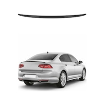 Vw Passat B8 2015-2022 Arası Uyumlu Araca Özel Bagaj Spoileri Piano Siyah 1 Parça