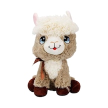 Oyuncak Peluş Lama 35 Cm Oyun Ve Uyku Arkadaşım - Gri Çok Renkli