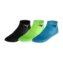 Mizuno Training Mid 3p Unisex Çorap Siyahyeşilmavi
