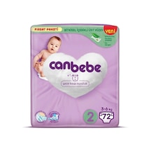 Canbebe Bebek Bezi 2 Beden Mini 72li Fırsat Paketi