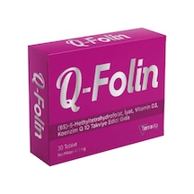 Q-Folin Koenzim Q 10 Takviye Edici Gıda 30 Tablet