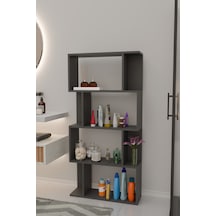 Scala 4 Raflı Banyo Dolabı Banyo Rafı Çok Amaçlı Dolap-antrasit Antrasit