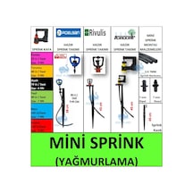 Kazıklı Mini Sprink Fiskiye Takımı- Poelsan/Rivulis/Agrodrip