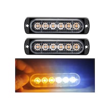 Suofeng 12-24v Led Acil Durum Işık Barı - 16 Modlu, Ip65 Su Geçirmez, 50.000 Saat Ömürlü