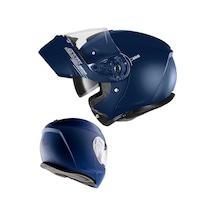 Axxis Gecko Sv Solid Matt Blue Çene Açılır Kask