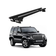 Venüs Jeep Cherokee Kk 2008-2014 Uyumlu Siyah Ara Atkı Port Bagaj Tavan Barı