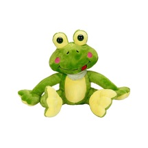 4741 Oturan Peluş Kurbağa 30 Cm -sunman Çok Renkli