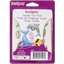 Sculpey Flexible Push Mold Esnek Model Kalıbı Sea Life Apm06