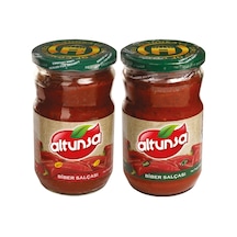 Altunsa Acı Biber Salçası + Tatlı Biber Salçası 2 x 650 G