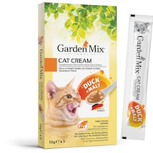 Garden - 104 - Mıx Kedı Kreması Ördek+malt 5 X 15 Gr X - Shophnrl - 3 Adet