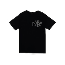 Placebo Baskılı Unisex %100 Pamuk Siyah T-shirt SIYAH