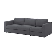 Ikea Gri Ferah Kanepe - 3'lü Yataklı Kanepe