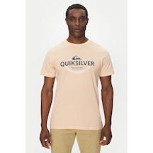 Quiksilver Typed Out Erkek Tişört Turuncu