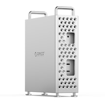 Orico Ms10-5p Minipro 5in1 Mac Mini M4 Workstation, 10gbps, Max. 8tb M.2 Nvme Ssd Destekli, 2x Usb-a, Type-c, Sd/tf Card, Gümüş, Alüminyum, Tak Çalıştır, Dock & Ssd Kutusu Ms10-5p