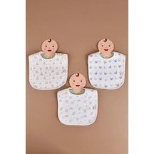 E&f Store 3'lü Sıvı Geçirmez Mama Önlüğü Seti Çok Renkli