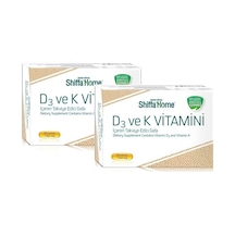 Vitamin D3 Ve Vitamin K Shiffahome 2 Kutu1300 Mg 30 Softjel