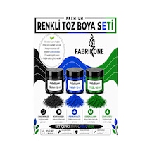 3'lü Set Premium Parafin Soya Wax Toz Mum Boyası Hobi Seti - 10 Cc Siyah, Mavi, Yeşil Bkfab3smy10g Karışık