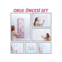 Okul Öncesi Yazı Tahtası Eğitim Seti Statik Kağıt Tahta