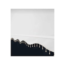 Beyaz Güneşlik Boncuklu Zebra Stor Perde Beyaz - 510898410 Beyaz