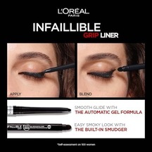 Infaillible Automatic Jel Göz Kalemi - Kahverengi Diğer