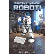 Akıllı Uzaktan Kumandalı Robot - Dans Eden, Müzikli, Işıklı Ve Hareket Sensörlü Eğitici Oyuncak Çok Renkli