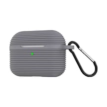 Airpods Pro 3 3.nesil Raven Silikon Kılıf - Gri