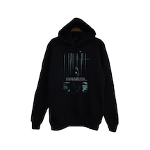 Nf Baskılı Kapüşonlu Sweatshirt Siyah