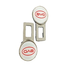 Byd Logolu Ses Susturucu Metal 2 Adet Kırmızı