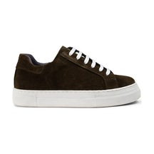 Deery Hakiki Süet Haki Sneaker Kadın Ayakkabı - Z1681Zhakc08 Haki