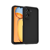 Xiaomi Redmi 13c Kılıf Kamera Korumalı Kalın Silikon Üstün Koruma Pazarplus Siyah