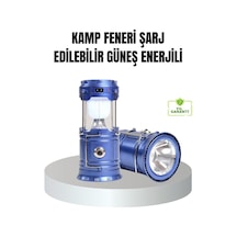 Güneş Enerjili Kamp Lambası Şarjlı Taşınabilir Kompakt Açık Hava Işığı Diğer