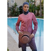 Mayovera Kapalı Mayo- Paraşüt Ombreli Tek Üst Pembe
